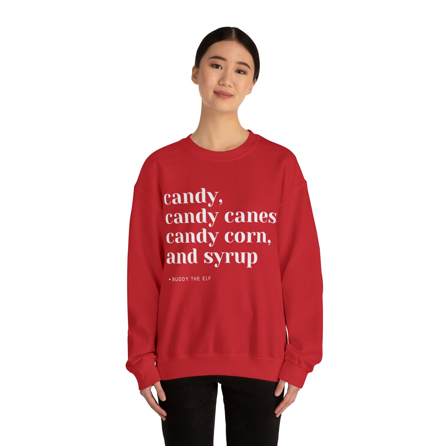 Buddy The Elf Food Group Unisex Heavy Blend™ Crewneck Sweatshirt