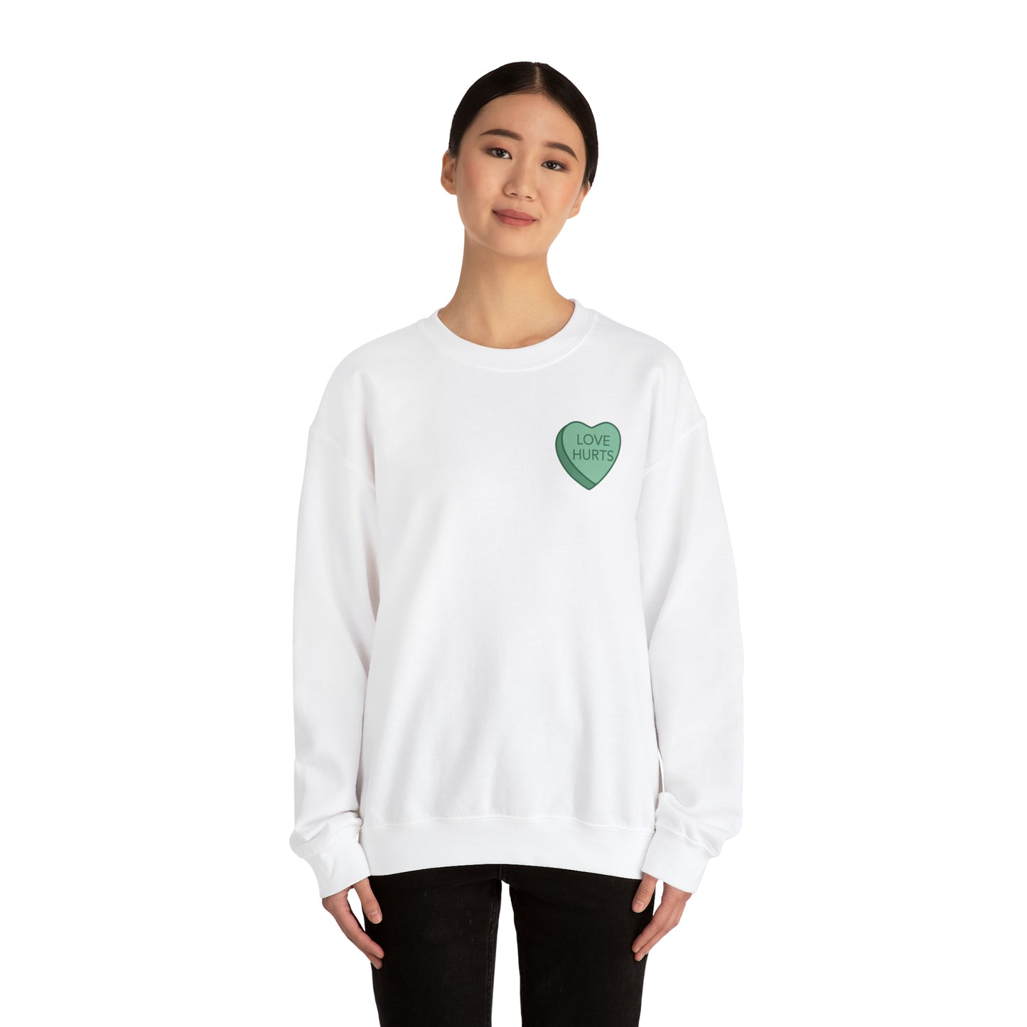 Philadelphia Eagles Love Hurts Unisex Heavy Blend™ Crewneck Sweatshirt