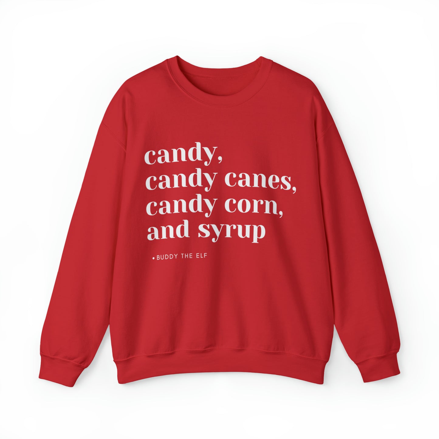 Buddy The Elf Food Group Unisex Heavy Blend™ Crewneck Sweatshirt