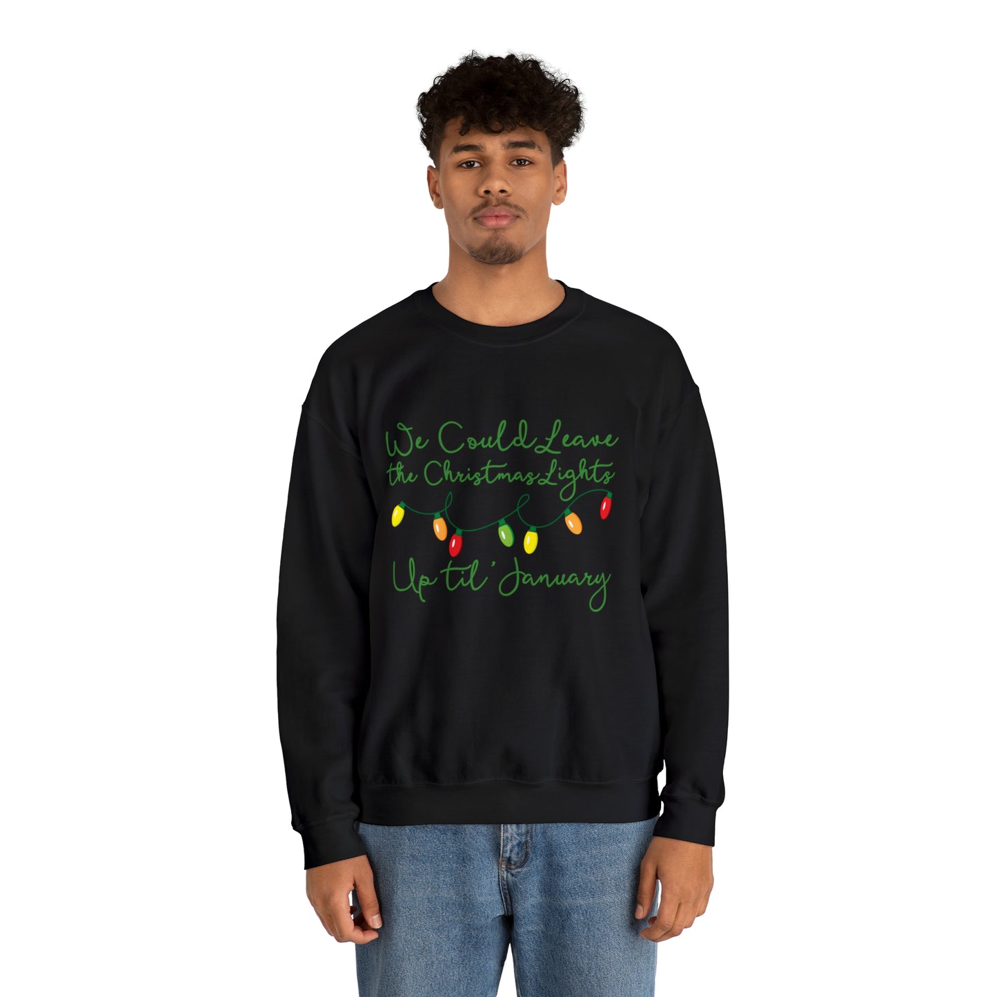 Taylor Christmas Lights Unisex Heavy Blend™ Crewneck Sweatshirt