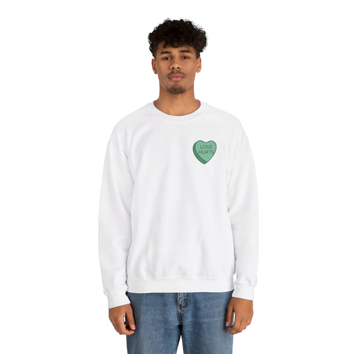 Philadelphia Eagles Love Hurts Unisex Heavy Blend™ Crewneck Sweatshirt