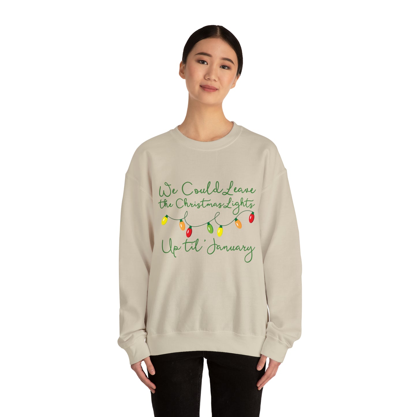 Taylor Christmas Lights Unisex Heavy Blend™ Crewneck Sweatshirt