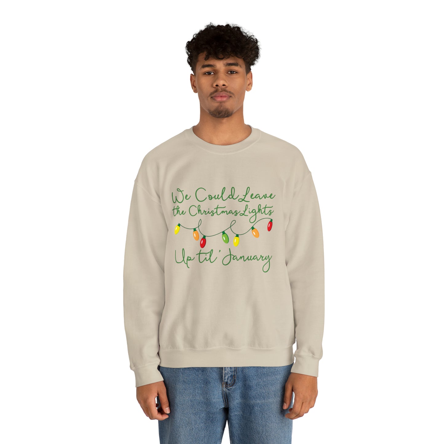 Taylor Christmas Lights Unisex Heavy Blend™ Crewneck Sweatshirt