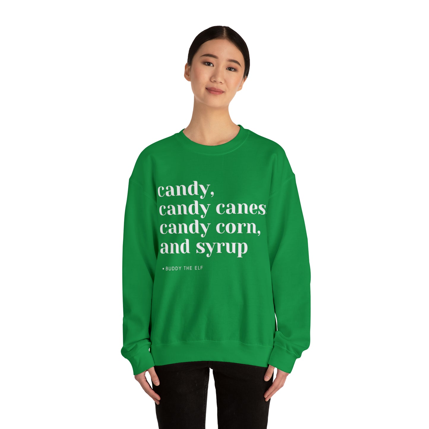 Buddy The Elf Food Group Unisex Heavy Blend™ Crewneck Sweatshirt