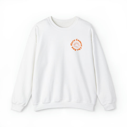 Here Comes The Sun Unisex Heavy Blend™ Crewneck Sweatshirt