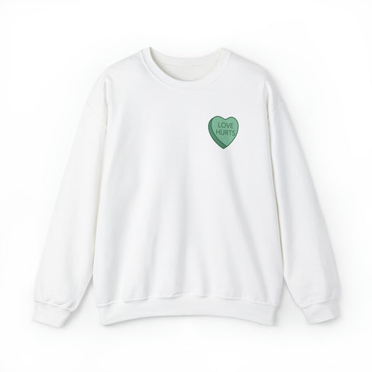 Philadelphia Eagles Love Hurts Unisex Heavy Blend™ Crewneck Sweatshirt