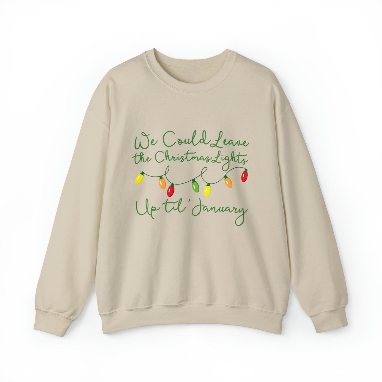 Taylor Christmas Lights Unisex Heavy Blend™ Crewneck Sweatshirt