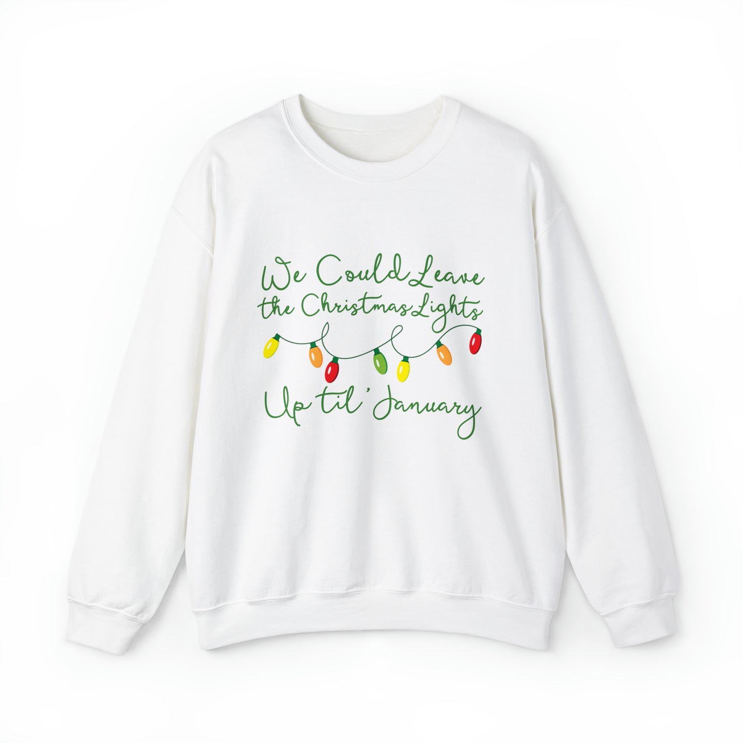 Taylor Christmas Lights Unisex Heavy Blend™ Crewneck Sweatshirt