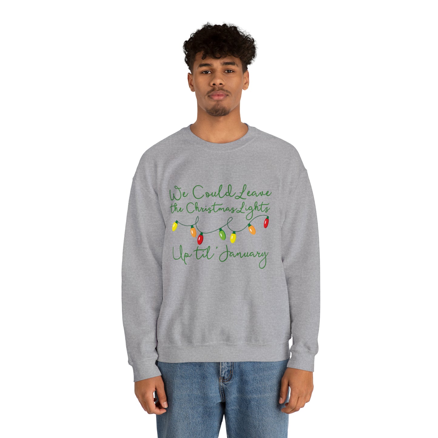 Taylor Christmas Lights Unisex Heavy Blend™ Crewneck Sweatshirt