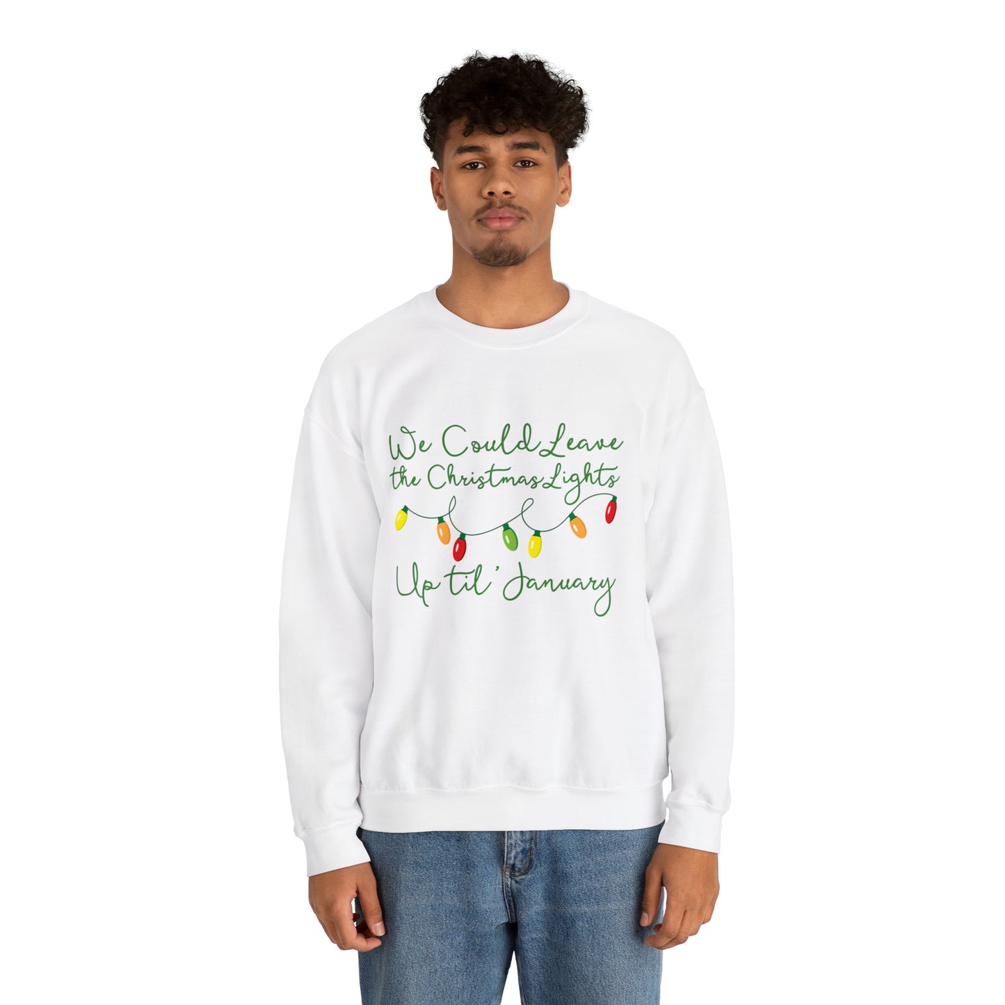 Taylor Christmas Lights Unisex Heavy Blend™ Crewneck Sweatshirt