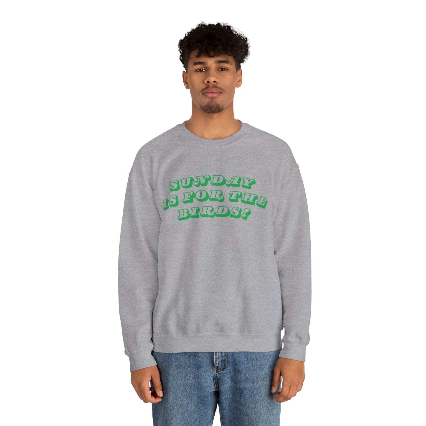 Birds Sunday Unisex Heavy Blend™ Crewneck Sweatshirt