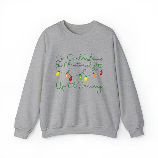 Taylor Christmas Lights Unisex Heavy Blend™ Crewneck Sweatshirt