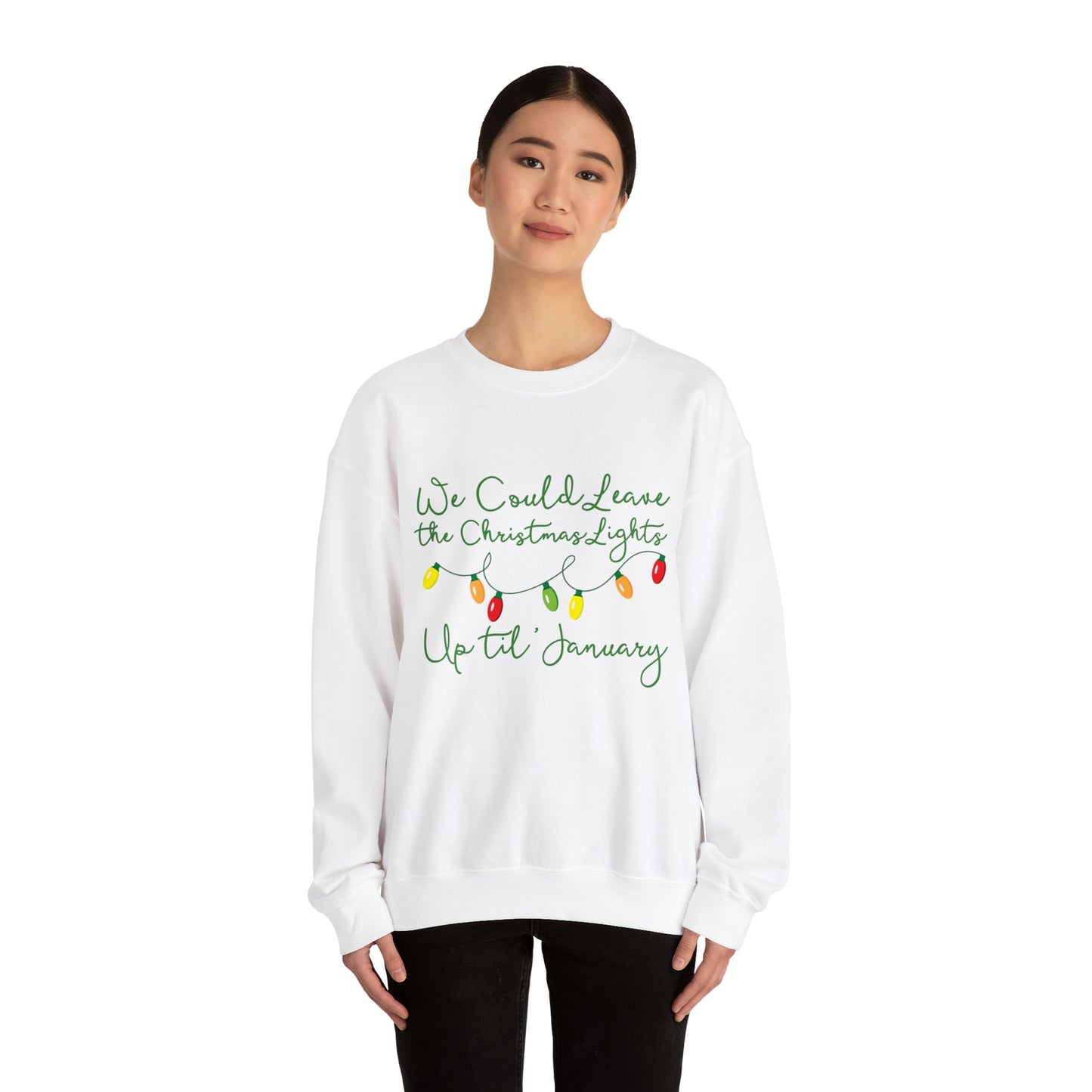 Taylor Christmas Lights Unisex Heavy Blend™ Crewneck Sweatshirt