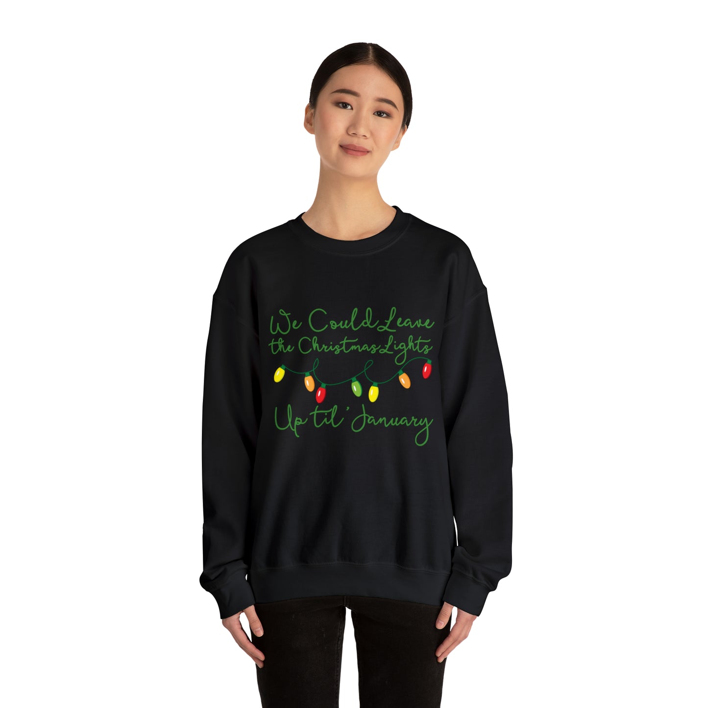 Taylor Christmas Lights Unisex Heavy Blend™ Crewneck Sweatshirt