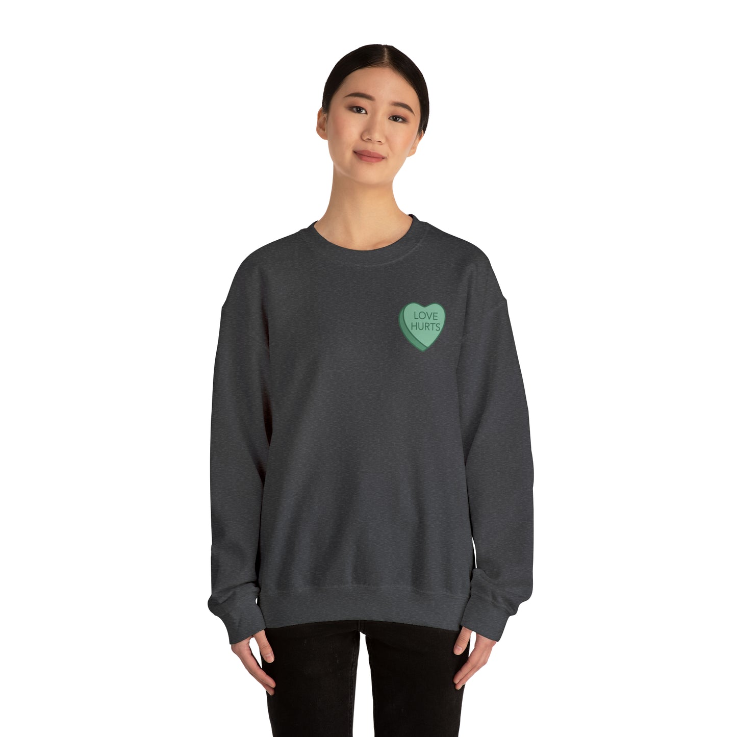 Philadelphia Eagles Love Hurts Unisex Heavy Blend™ Crewneck Sweatshirt